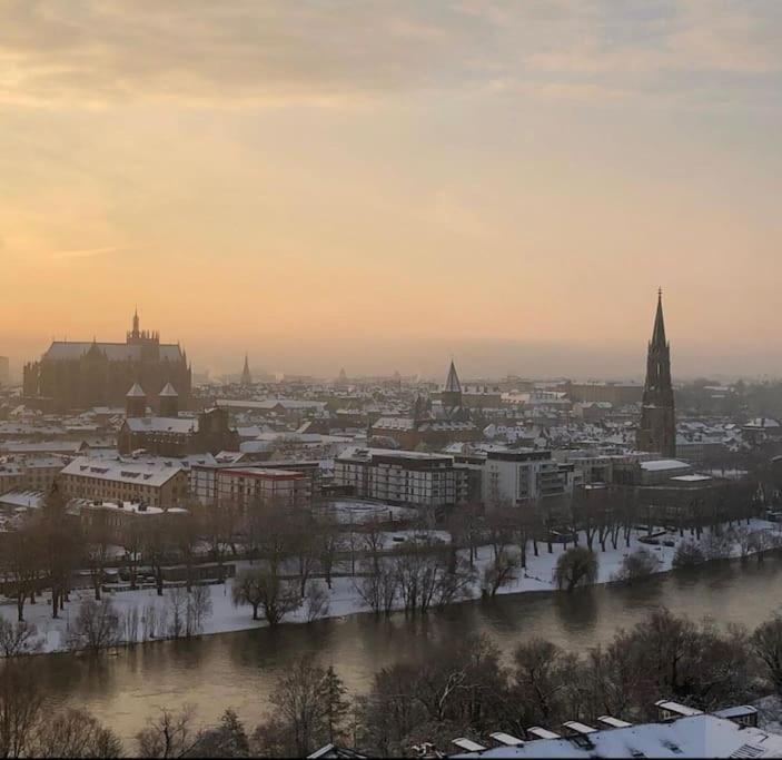 Superbe Appartement Tout Equipe, Le Nid D'Eva A Metz Gare, Parking Prive, Balcon, F2, 50M2, 3P Kültér fotó